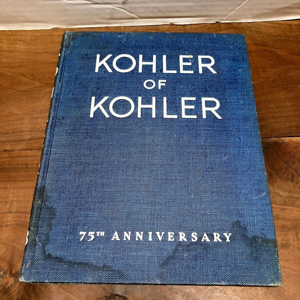 Kohler of Kohler 1948 75th Anniversary Catalog Plumbing Fixtures Wisconsin